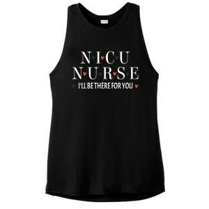 Cute Nicu Nurse Squad Pediatric Icu Neonatal Rn Funny Gift Ladies PosiCharge Tri-Blend Wicking Tank