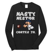 Cute Nasty Nestor Cortes Jr Baseball Legend Catch Ball Long Sleeve Shirt