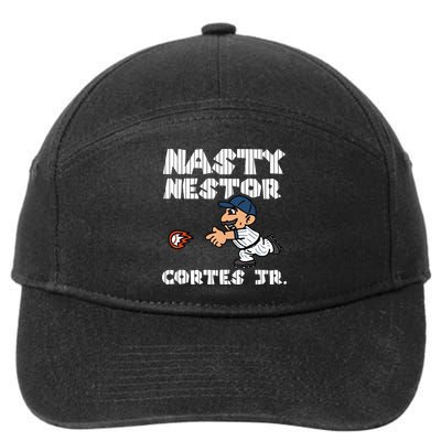 Cute Nasty Nestor Cortes Jr Baseball Legend Catch Ball 7-Panel Snapback Hat
