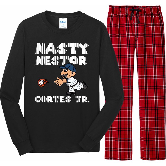 Cute Nasty Nestor Cortes Jr Baseball Legend Catch Ball Long Sleeve Pajama Set