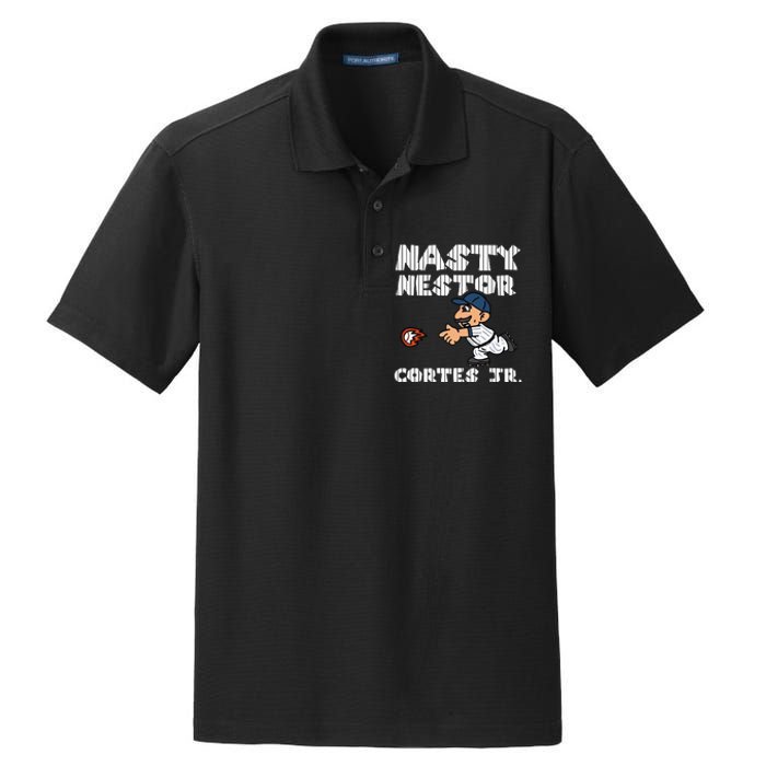 Cute Nasty Nestor Cortes Jr Baseball Legend Catch Ball Dry Zone Grid Polo