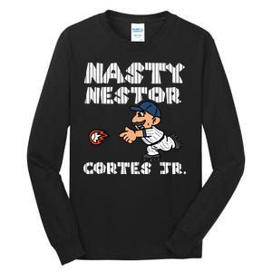 Cute Nasty Nestor Cortes Jr Baseball Legend Catch Ball Tall Long Sleeve T-Shirt