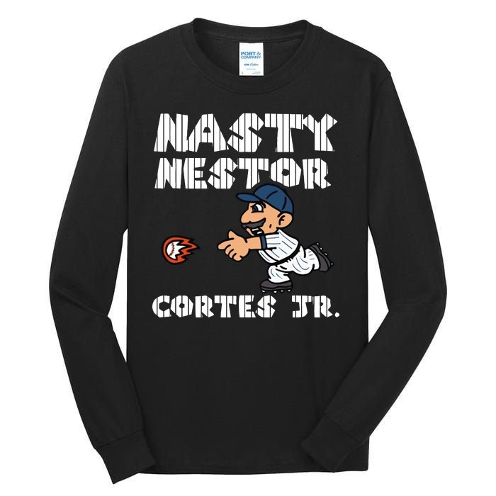 Cute Nasty Nestor Cortes Jr Baseball Legend Catch Ball Tall Long Sleeve T-Shirt