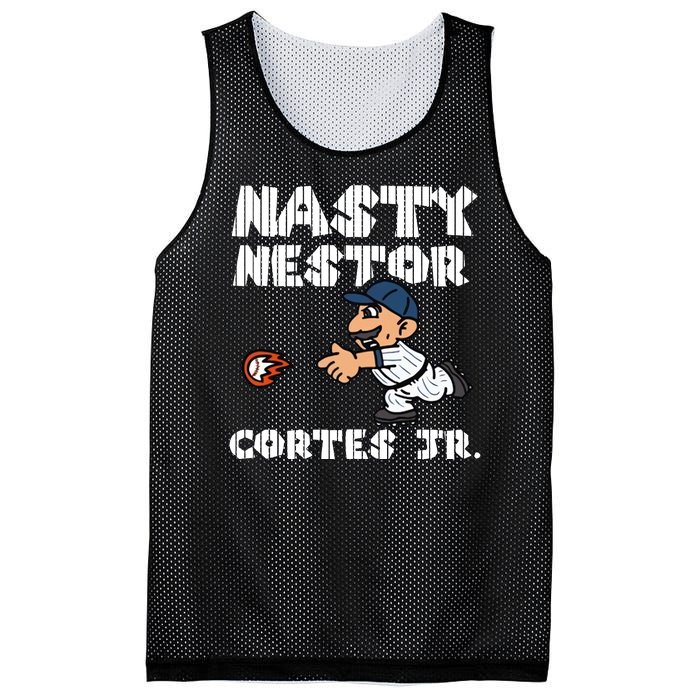 Cute Nasty Nestor Cortes Jr Baseball Legend Catch Ball Mesh Reversible Basketball Jersey Tank