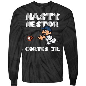 Cute Nasty Nestor Cortes Jr Baseball Legend Catch Ball Tie-Dye Long Sleeve Shirt