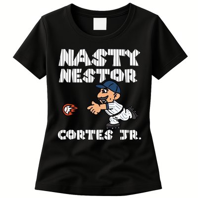 Cute Nasty Nestor Cortes Jr Baseball Legend Catch Ball Womens T-Shirt