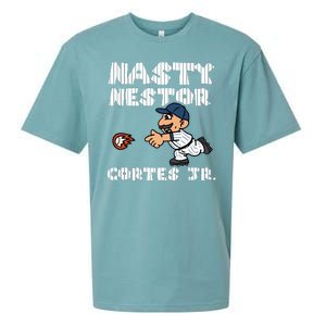 Cute Nasty Nestor Cortes Jr Baseball Legend Catch Ball Sueded Cloud Jersey T-Shirt