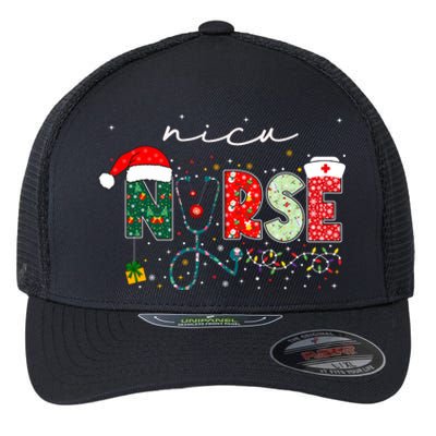 Christmas Nicu Nurse Funny Gift Neonatal Intensive Care Nurse Meaningful Gift Flexfit Unipanel Trucker Cap