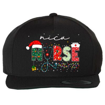 Christmas Nicu Nurse Funny Gift Neonatal Intensive Care Nurse Meaningful Gift Wool Snapback Cap