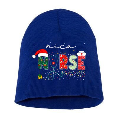 Christmas Nicu Nurse Funny Gift Neonatal Intensive Care Nurse Meaningful Gift Short Acrylic Beanie