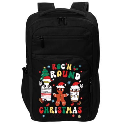 Christmas Nurse Nursing Rocn Around The Christmas Tree Impact Tech Backpack