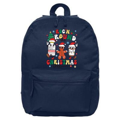 Christmas Nurse Nursing Rocn Around The Christmas Tree 16 in Basic Backpack