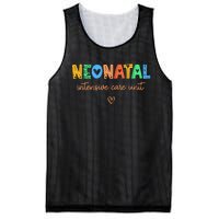 Colorful Nicu Nurse Neonatal Intensive Care Unit Women Gift Mesh Reversible Basketball Jersey Tank