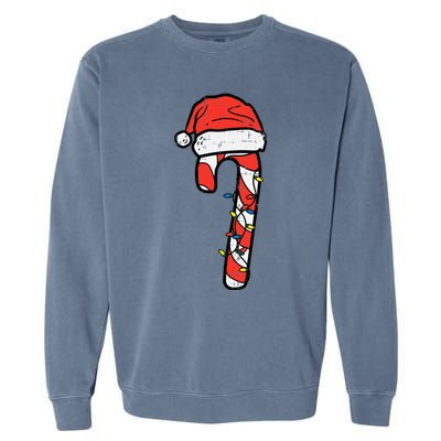 Christmas Nice Naughty Bruh Funny Xmas List  Garment-Dyed Sweatshirt