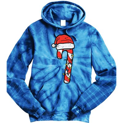 Christmas Nice Naughty Bruh Funny Xmas List  Tie Dye Hoodie