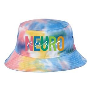 Cute Neuro Nurse Neurology Nursing Student Proud Nurselif Gift Tie Dye Newport Bucket Hat