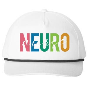 Cute Neuro Nurse Neurology Nursing Student Proud Nurselif Gift Snapback Five-Panel Rope Hat