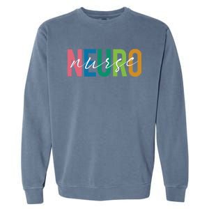 Cute Neuro Nurse Neurology Nursing Student Proud Nurselif Gift Garment-Dyed Sweatshirt