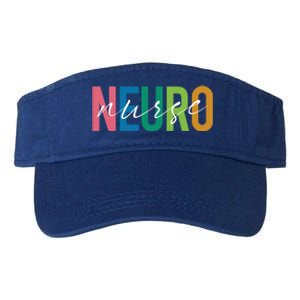 Cute Neuro Nurse Neurology Nursing Student Proud Nurselif Gift Valucap Bio-Washed Visor