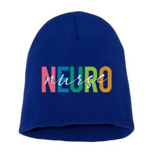 Cute Neuro Nurse Neurology Nursing Student Proud Nurselif Gift Short Acrylic Beanie