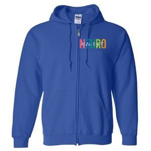 Cute Neuro Nurse Neurology Nursing Student Proud Nurselif Gift Full Zip Hoodie