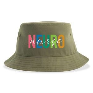 Cute Neuro Nurse Neurology Nursing Student Proud Nurselif Gift Sustainable Bucket Hat