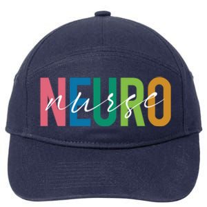 Cute Neuro Nurse Neurology Nursing Student Proud Nurselif Gift 7-Panel Snapback Hat