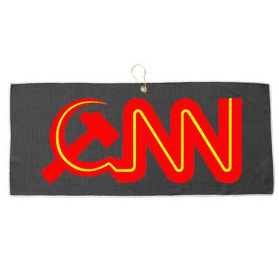 Communist News Network Funny Fake News Large Microfiber Waffle Golf Towel