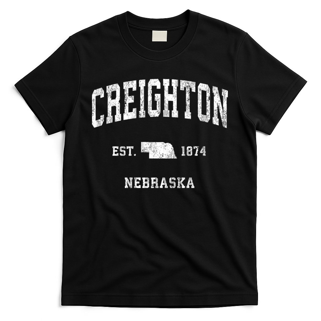 Creighton Nebraska Ne Vintage Athletic Sports T-Shirt