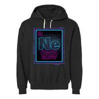 Cool NE Neon Light Periodic Table Element Garment-Dyed Fleece Hoodie