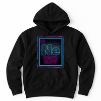 Cool NE Neon Light Periodic Table Element Hoodie