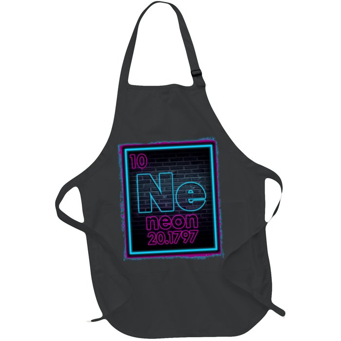 Cool NE Neon Light Periodic Table Element Apron