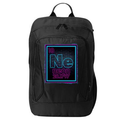 Cool NE Neon Light Periodic Table Element City Backpack