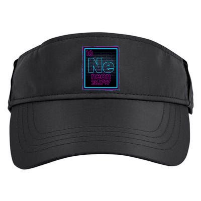 Cool NE Neon Light Periodic Table Element Adult Drive Performance Visor