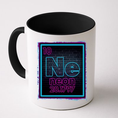 Cool NE Neon Light Periodic Table Element Mug