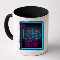 Cool NE Neon Light Periodic Table Element Mug