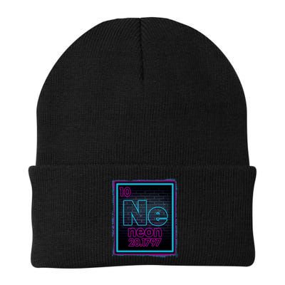 Cool NE Neon Light Periodic Table Element Beanie