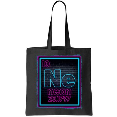 Cool NE Neon Light Periodic Table Element Bag
