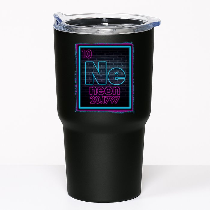 Cool NE Neon Light Periodic Table Element Tumbler