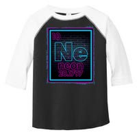 Cool NE Neon Light Periodic Table Element Toddler Fine Jersey T-Shirt