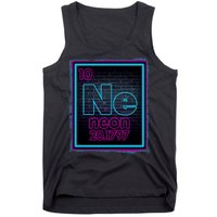 Cool NE Neon Light Periodic Table Element Tank Top