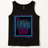 Cool NE Neon Light Periodic Table Element Tank Top
