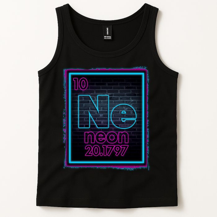 Cool NE Neon Light Periodic Table Element Tank Top
