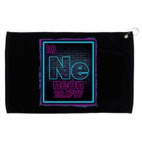 Cool NE Neon Light Periodic Table Element Grommeted Golf Towel