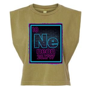 Cool NE Neon Light Periodic Table Element Garment-Dyed Women's Muscle Tee