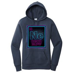 Cool NE Neon Light Periodic Table Element Women's Pullover Hoodie