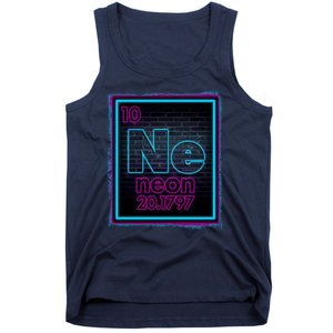 Cool NE Neon Light Periodic Table Element Tank Top