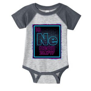 Cool NE Neon Light Periodic Table Element Infant Baby Jersey Bodysuit