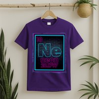 Cool NE Neon Light Periodic Table Element T-Shirt
