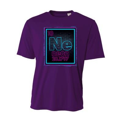 Cool NE Neon Light Periodic Table Element Youth Performance Sprint T-Shirt